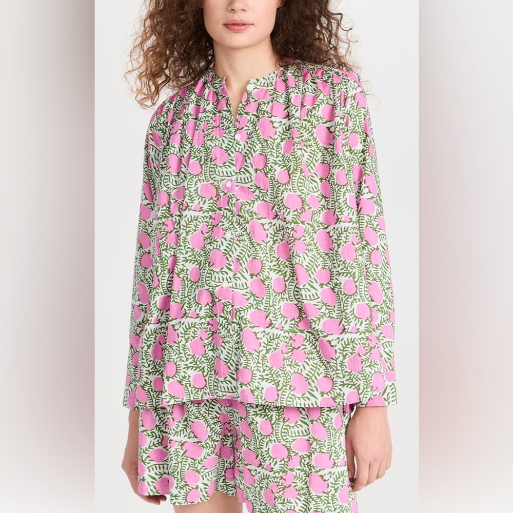 NWT Millie Florian Top Small Pink Lemonade‎